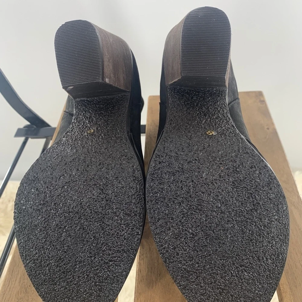 Coolway Ame Ankle Boot Booties Black NWOT Anthropologie Woman's Size 8